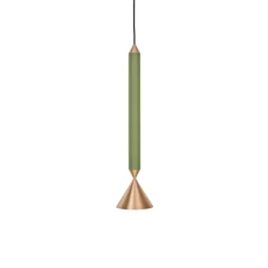 Apollo 39 pendant lamp, Forest, brass