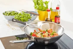 Apollo 7 wok pan stainless steel 7-ply, Ø26 cm