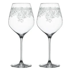 Arabesque Burgundy red wine glass 84 cl 2-pack, Clear