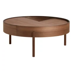 Arc coffee table 89 cm, Walnut