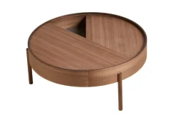 Arc coffee table 89 cm, Walnut