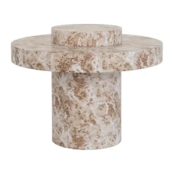 Arco side table Ø45x34 cm, Brown