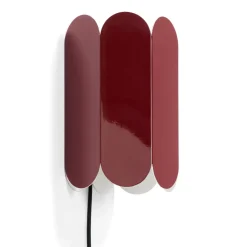 Arcs wall switch wall lamp, Auburn red