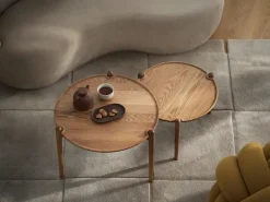 Aria coffee table, Oak, Ø60x46 cm