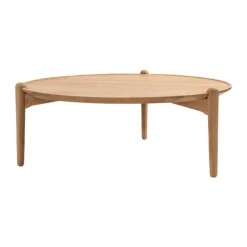 Aria coffee table, Oak, Ø90x42,5 cm