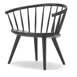 Arka lounge chair birch, Black