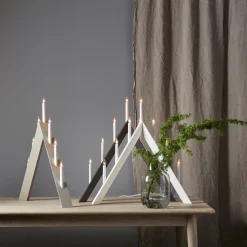Arrow advent candelabra 64.5 cm, Beige