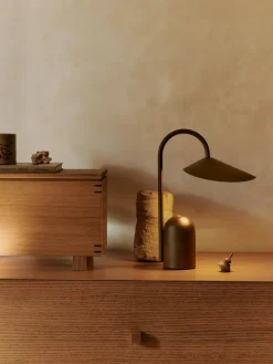 Arum portable lamp, Dark Chocolate
