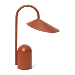 Arum portable lamp, Oxide Red