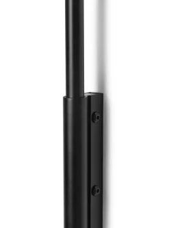 Arum swivel tall wall lamp, Black