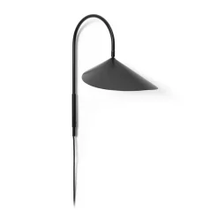 Arum swivel wall lamp, Black
