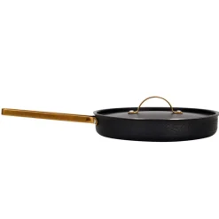 Arvet hammered black sauce pan with lid, Modell X2. Ø28 cm