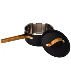 Arvet hammered black saucepan with lid, Viggo. 1 L