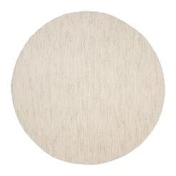 Asko round rug, Offwhite, Ø240 cm