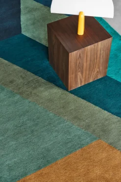 ASPEKT wool rug Pavilion Petroleum, 200x300 cm