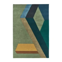 ASPEKT wool rug Pavilion Petroleum, 170x240 cm