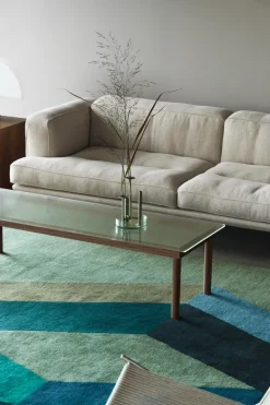 ASPEKT wool rug Pavilion Petroleum, 170x240 cm