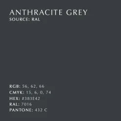 Asteria floor lamp, anthracite grey