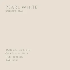 Asteria Up ceiling lamp large, Pearl white