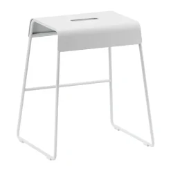 A-stool outdoor stool 45 cm, Soft Grey