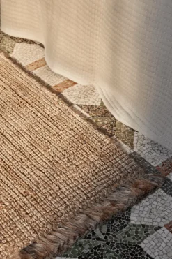 Athens hallway rug, Natural. 80x250 cm