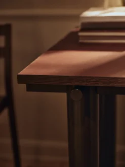 Atura dining table, Dark chocolate-burgundy, 90x160 cm