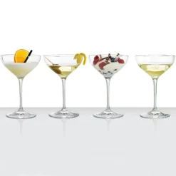 Authentis Dessert-Champagne bowl. 4-pack, clear