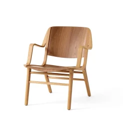 AX HM11 lounge chair with armrests, Walnut-oak