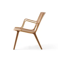 AX HM11 lounge chair with armrests, Walnut-oak
