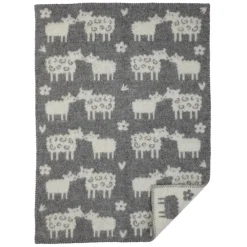 Bää childrens blanket, grey