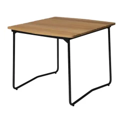 B31 dining table, Oiled oak-black