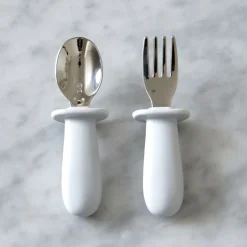 Baby cutlery set 2 pieces, Glacier grey