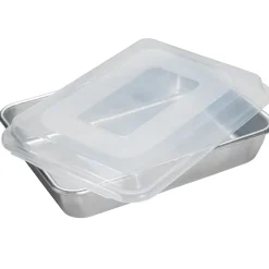 Baking pan with lid 23x33 cm, Aluminum