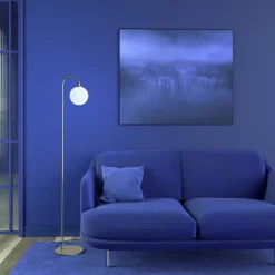 Ballon floor lamp 137 cm, Brass
