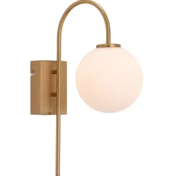 Ballon wall lamp, brass