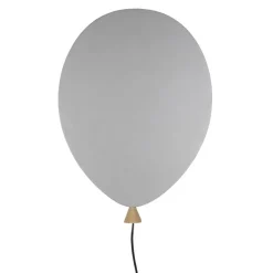 Balloon wall lamp, grey-ash