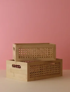 Bamboo box storage box 15x25 cm, Bamboo