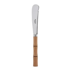 Bamboo shape butter knife 16 cm, Light wood laminated