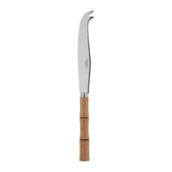 Bamboo shape cheese knife 16 cm, Light wood laminated