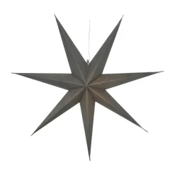 Bare advent star blue grey, 80 cm