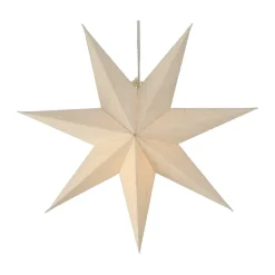 Bare advent star white, 45 cm