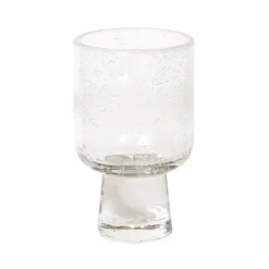 Bari glass on base, clear
