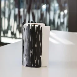 Barkroll kitchen paper roll holder, black