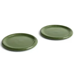 Barro plate, Green, Ø24 cm 2-pack