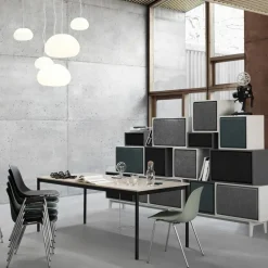 Base dining table, Black. plywood edge. 140x80cm