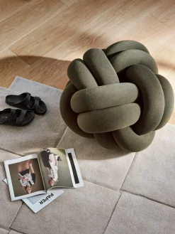Basket Rug Beige, 180x180 cm