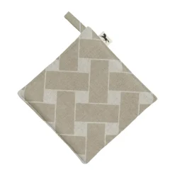 Basket XL pot holder 23x23 cm, Natural taupe