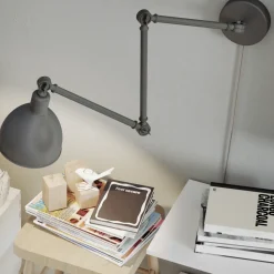 Bazar wall lamp, Grey