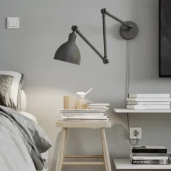 Bazar wall lamp, Grey