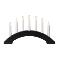 Bea Candle Holder 39 cm, Black